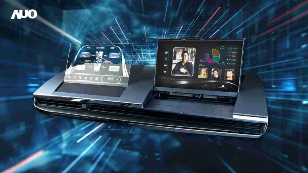 尊时凯龙Micro LED Display HMI解决方案打造透明Micro LED前座仪表，，，，呈现信息并保留驾驶视野开阔；亦为副驾驶座乘客打造收放自如的Micro LED屏幕，，在不影响显示质量的前提于显示区内建镜头，，让用户能与视讯对象直接眼神接触，，提供绝佳的双向沟通体验